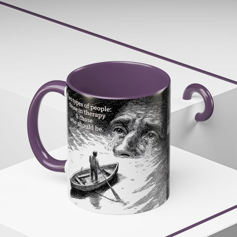 Vintage Art Accent Coffee Mug, Photo by Eugene Atget, Teri Kulat Quotation, Unique Gift for Therapists, 11oz Mug, Chic Coffee Cup, Art