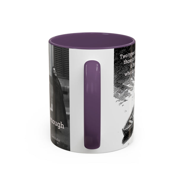 Vintage Art Accent Coffee Mug, Photo by Eugene Atget, Teri Kulat Quotation, Unique Gift for Therapists, 11oz Mug, Chic Coffee Cup, Art