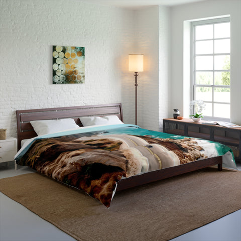 Comforter of Cliffside Highway Over Rocky Shore on Mexican Highway: The Best Move Lies Closest to the Worst