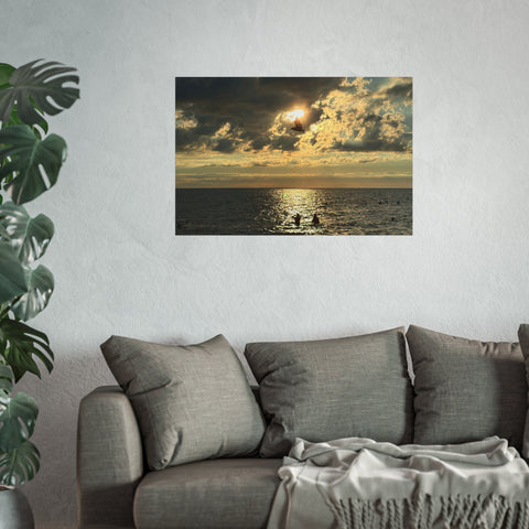 Fine Art Posters, Seagull Photo Print, Holland State Beach Art, Nature Wall Decor, Coastal Poster