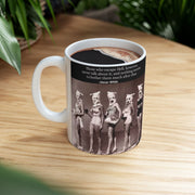 Ceramic Mug: Vintage Bathing Beauties and Quotes, 11oz or 15oz Cup for Coffee Lovers, Unique Gift for Art and Literature Fans, Retro Funny