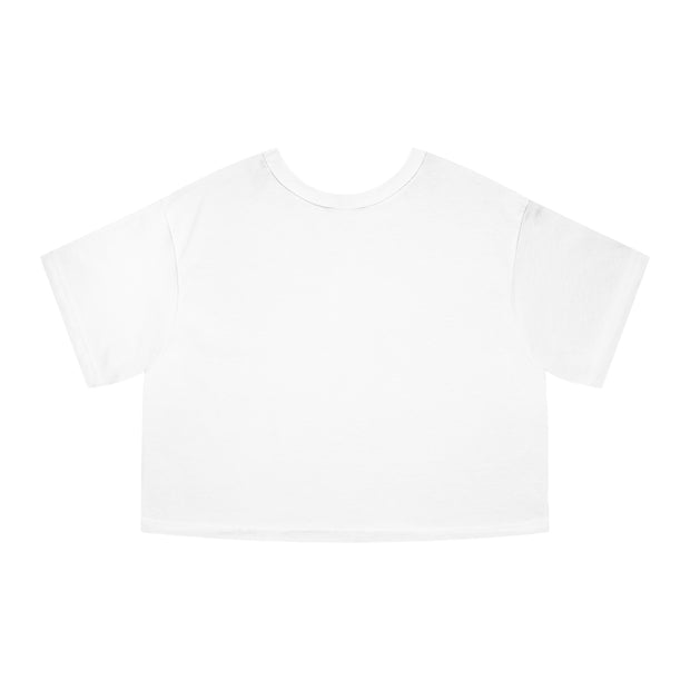 Cropped T-Shirt, Woman with Apple Design, Heritage Style, Gift for Her, Fashion Tee, Customizable Top