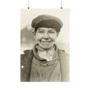 Vintage Coal Miner Matte Poster, West Virginia Historical Wall Art Print,