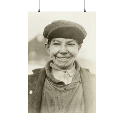 Vintage Coal Miner Matte Poster, West Virginia Historical Wall Art Print,