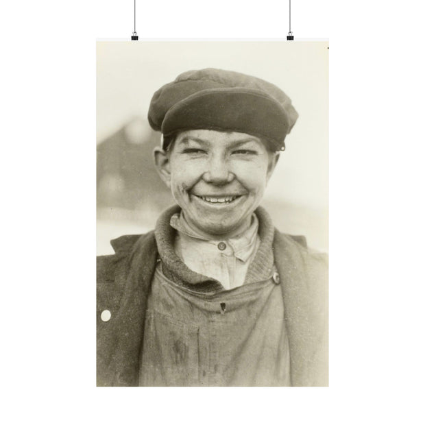 Vintage Coal Miner Matte Poster, West Virginia Historical Wall Art Print,