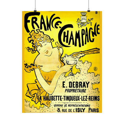 Matte Vertical Posters 22 wide 28 long Toulouse-Lautrec Protogé Pierre Bonnard 1889 France-Champagne Ad