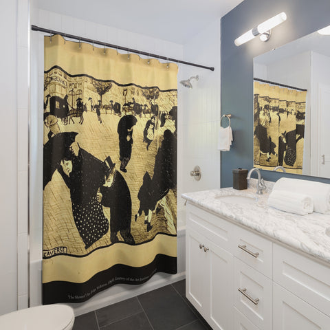 Shower Curtains: "The Shower" by Félix Vellotton, (1894) Courtesy of the Art Institute of Chicago; 71x74 Inches