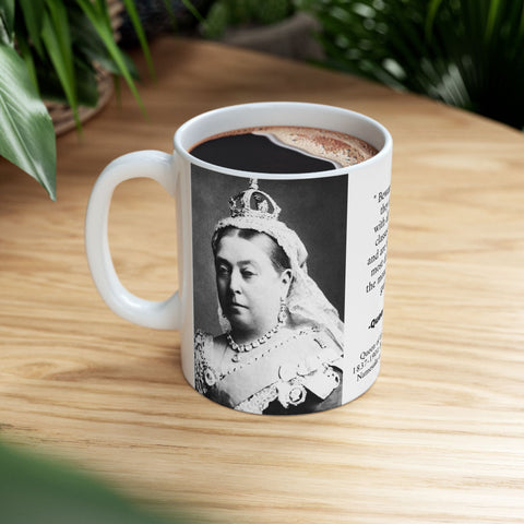 Queen Victoria Royal Family England History Gift for Woman Ceramic Coffee Mug 11oz