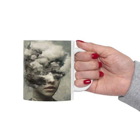 William Tell's Daughter Ceramic Mug, Nick Palsgraf Art, 11oz, 15oz, Unique Coffee Cup, Gift for Art Lovers, Kitchen Decor, Tea Mug