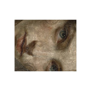 Crushed Velvet Blanket "Even When You Are Not Straightforward" Original Painting by Nick Palsgraf