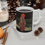 11 Oz Coffee Mug, "Happy Priest After a Brawl " and "Chinese Ascetic by the Sea" Photo & Painting by Nick Palsgraf (2025)