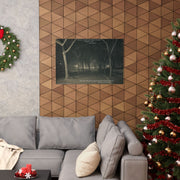 Poster Print, Wall Art Decor, Alfred Stieglitz Photo, Icy Night in New York, Big Short and June Jordan Quotes, Matte Horizontal