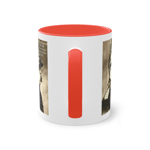 Two-Tone Coffee Mug, 11oz Available in Germany, Europe & UK: Otto von Bismarck Quote Mug