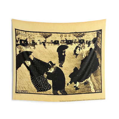 Indoor Wall Tapestries "The Shower" by Felix Edouard Vallotton, (1894); Courtesy of Art Institute of Chicago