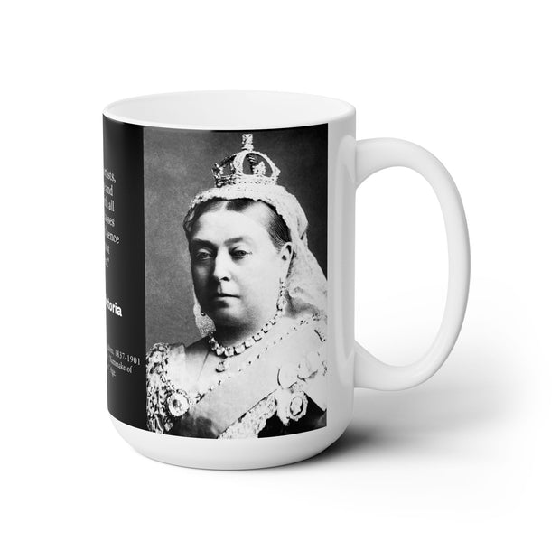 Ceramic Coffee Mug 15oz Queen Victoria " Beware of Artists, they associate with all types of people" Queen of England History Monarchy