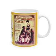 Ceramic Coffee Mug 11oz Door to door Masturbation Man Retro 19th Century Gift for Man Gift for Woman gift for Mom