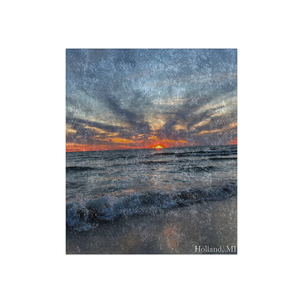 Crushed Velvet Blanket for Sofa Gift for Friend Gift for Bedroom