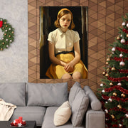 Art Print, Wall Art, Matte Vertical Poster, Depressed Woman on Bus, Lucian Freud Inspired, Home Decor, Gift