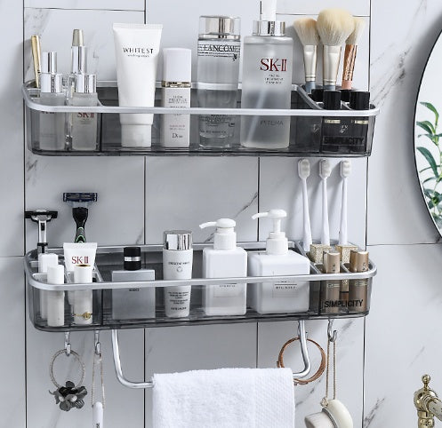 Mounted Triangle Bathroom Shelf with Towel