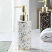 Marble Ceramic Lotion & Shampoo Dispenser Bottle