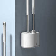 Bathroom Silicone Toilet Brush with Long Handle