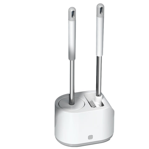 Bathroom Silicone Toilet Brush with Long Handle