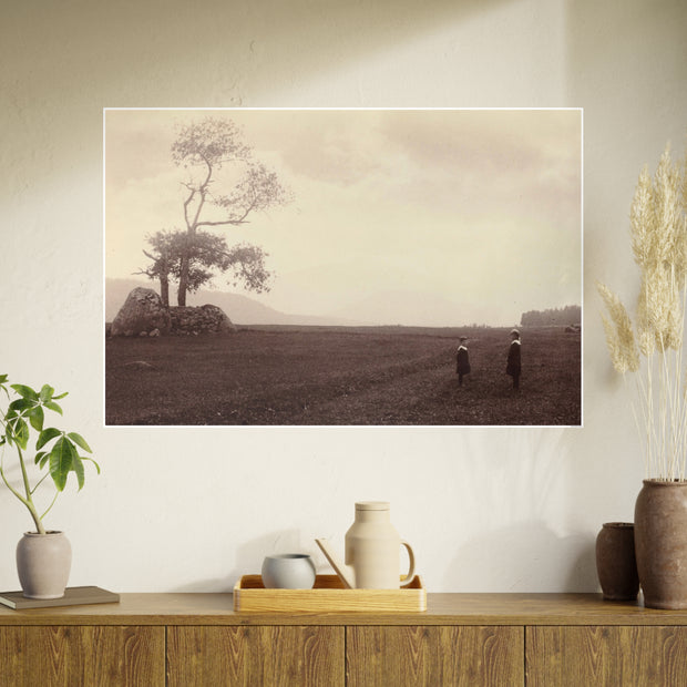 Poster Photo Art Paper Vintage Black and White Print of South from Ames North Elba by Seneca Ray Stoddard 1888