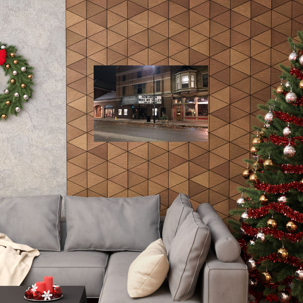 Matte Poster, Vintage Movie Theater Art Print, Holland Michigan Photography, John Ford Classic, How Green Was My Valley, Nick Palsgraf, 8th