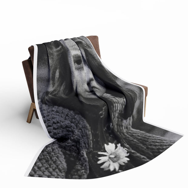 Arctic Fleece Blanket Sophie Scholl 1921-1943 German Anti-Nazi Resistance Fighter