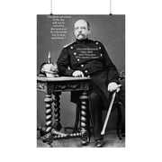 Poster of Otto von Bismarck German History 19th Century First Chancellor of the German Empire Otto von Bismarck Sink the Bismarck