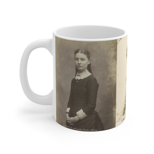 Vintage Girl Art Coffee Mug, 11oz; Alexander Hesler, Zorn, Paul Rajon; Art Institute of Chicago; Curated by Nick Palsgraf, Gift for Art