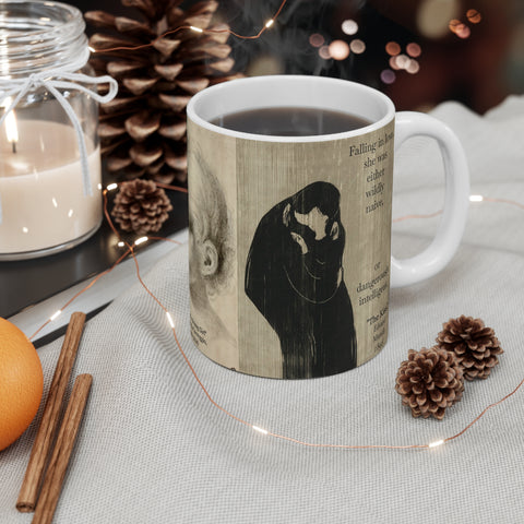 Mug 11oz Edvard Munch Antonio Da Correggio Mug Naive or Intelligent?