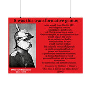 Matte Horizontal Posters Quote on Bismarck Otto von Bismarck