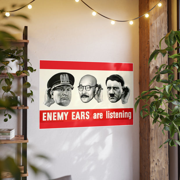 Vintage Political Art Poster