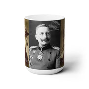 Coffee Mug Otto von Bismarck Kaiser Wilhelm II Commemorative Mug; Father's Day