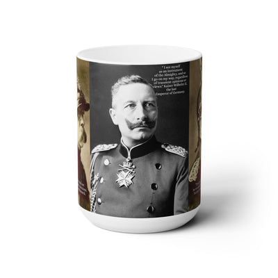 Coffee Mug Otto von Bismarck Kaiser Wilhelm II Commemorative Mug; Father's Day
