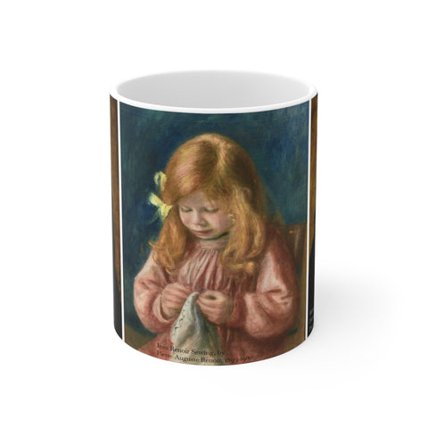 Mug 11oz Gift for Art Lover Pierre Renoir & Dierre Bouts Gift for Woman