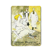 Fleece Sherpa Blanket Toulouse-Lautrec Blanket "Artisan Moderne" (1896)