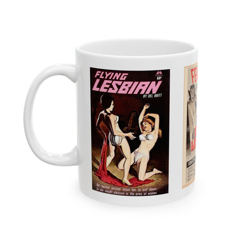 Ceramic Coffee Mug 11oz Mitch McConnell Stands Tall to Stare Down the Wokeness of Flying Non-conformity- Go Mitch!