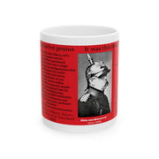 Otto von Bismarck Commemorative Ceramic Mug, 11oz, 15oz, Historical Coffee Cup for German History Enthusiasts, Second Reich Gift, Statesman