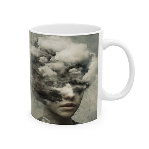 William Tell's Daughter Ceramic Mug, Nick Palsgraf Art, 11oz, 15oz, Unique Coffee Cup, Gift for Art Lovers, Kitchen Decor, Tea Mug