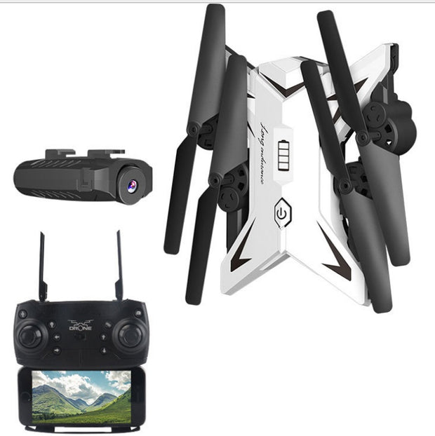 T-Rex RC Helicopter Drone with 1080P HD Camera – Foldable FPV Quadcopter with 20 Min Flight Time