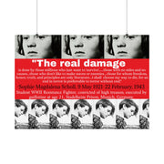 German Poster Matte Horizontal Posters - Sophie Scholl Quotes Vintage Wall Art Print, Minimalist Home Decor, Unique Gift Idea, Munich 1943