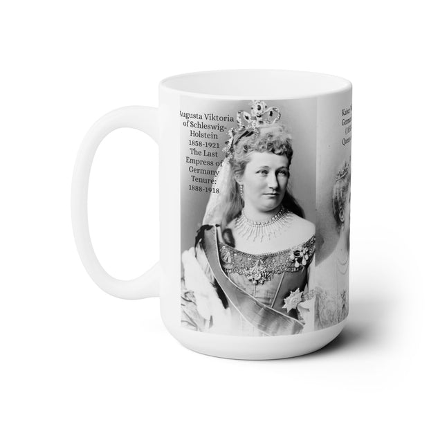 Ceramic Mug 15oz Empress Augusta Viktoria and Kaiser Wilhelm II of Germany