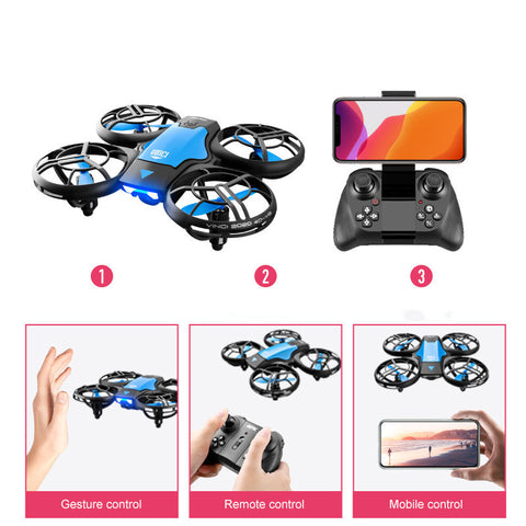 V8 2.4G Mini RC Drone – Gesture Sensing WiFi FPV Quadcopter with HD Camera
