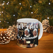 Ceramic Mug, Nuns Catholic Church Gift for Convent, Nun, Dining Room, Religious Coffee Cup, 11oz