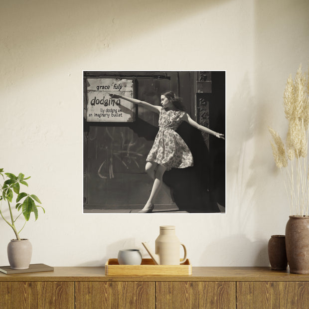 Vintage Chic Wall Art Poster, Black and White Photo Decor, Home Aesthetic, Gift for Art Lovers, Minimalist Wall Decoration, Gallery Print