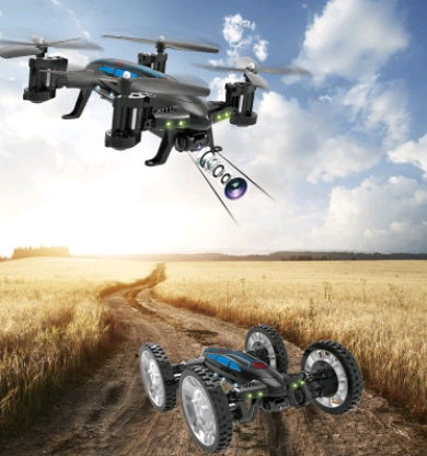 OTRC FY602 2-in-1 RC Drone Car – Flying Quadcopter with HD Camera & High-Speed 4WD