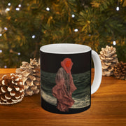 11 Oz Coffee Mug, "Happy Priest After a Brawl " and "Chinese Ascetic by the Sea" Photo & Painting by Nick Palsgraf (2025)
