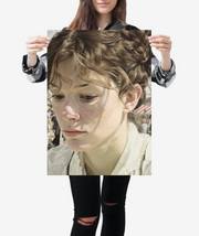 Poster Print, Photo Art Paper, The Carnival of Mystique by Nick Palsgraf (2025), Irish Girl Confronting Beauty, 32x32 inches, Wall Art